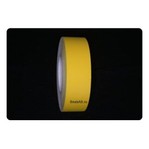 Противоскользящая лента желтая rubber