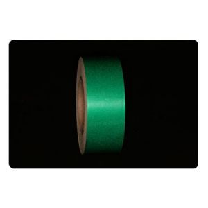 Светоотражающая зеленая лента 0,05х45м
