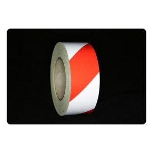 Светоотражающая красно-белая лента 0,05х45м