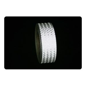 Светоотражающая белая "алмазная" лента 0,05х25м