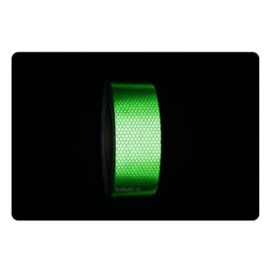 Светоотражающая зеленая "алмазная" лента 0,05х25м