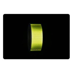 Светоотражающая желтая флуорисцентная лента 0,05х25м