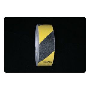 Желто-черная противоскользящая лента