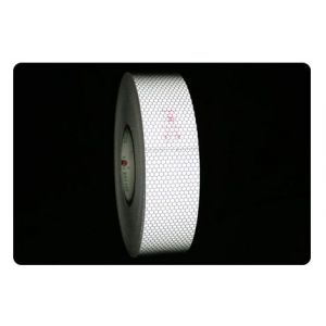 Светоотражающая белая сотовая лента 0,05х50м