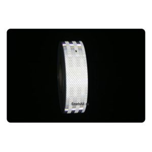 Белая «алмазная» светоотражающая лента 3М