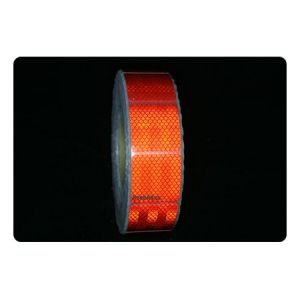 Красная сегментированная светоотражающая лента