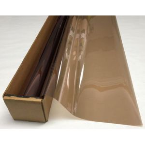 Коричневая тонировочная пленка на окна "бронза"